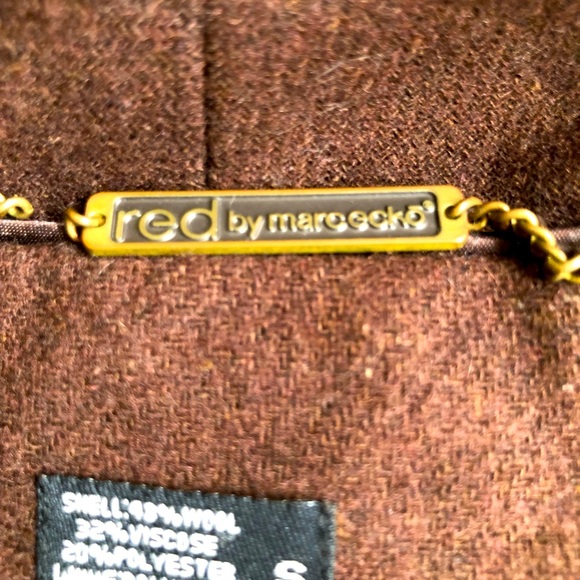 Red by Marc Ecko Cape Jacket- Brown - Picture 3 of 3